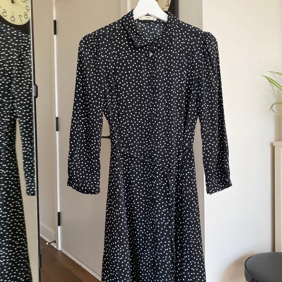 Polka Dot Mini Dress - Picture 1 of 3